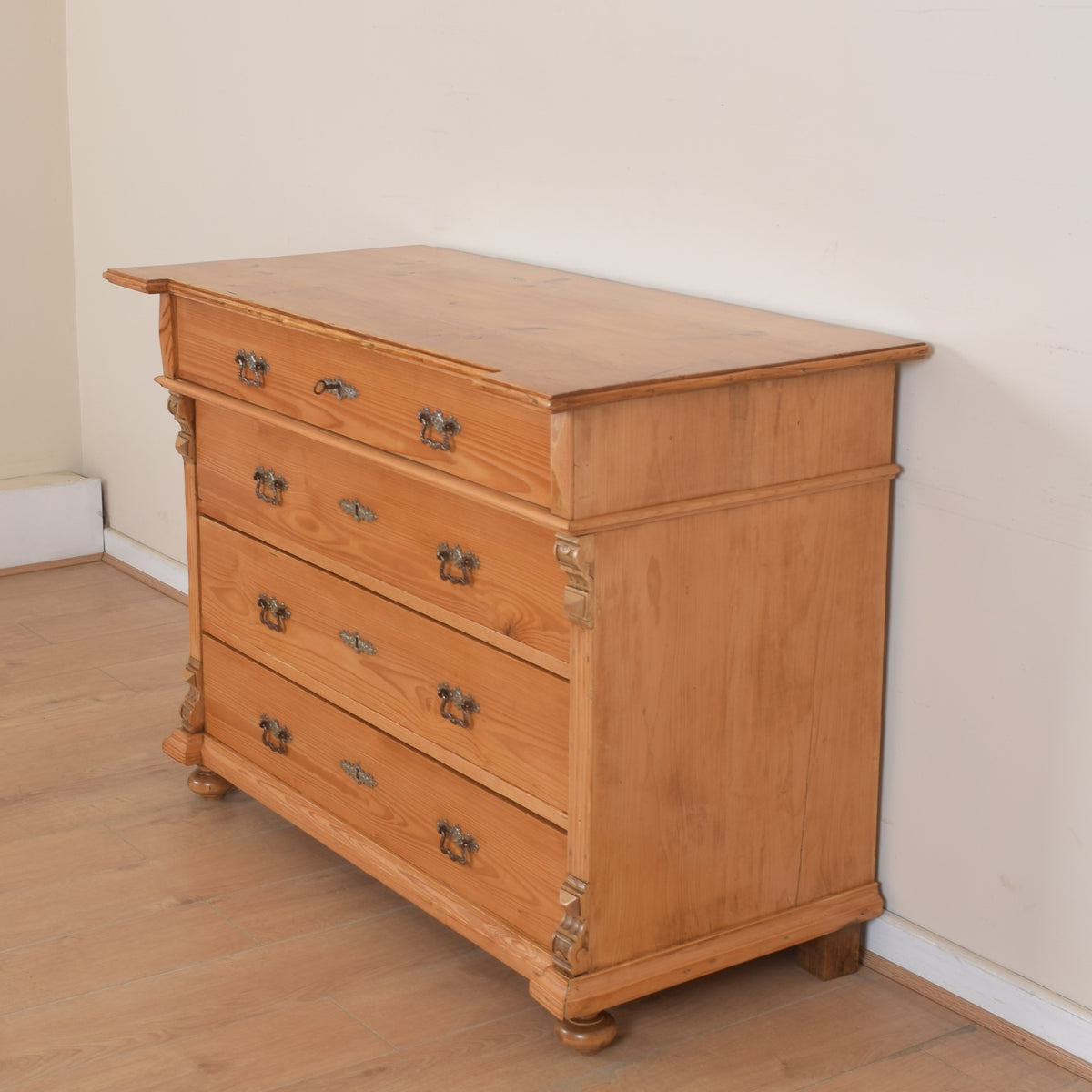 Large Pine Chest Of Drawers