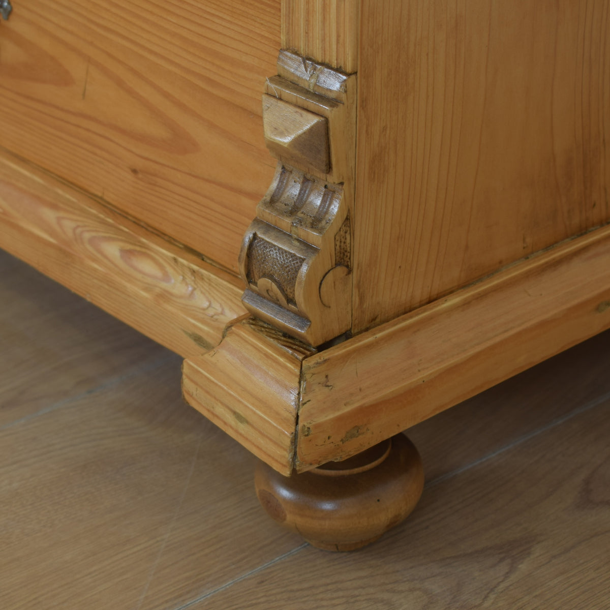 Large Pine Chest Of Drawers