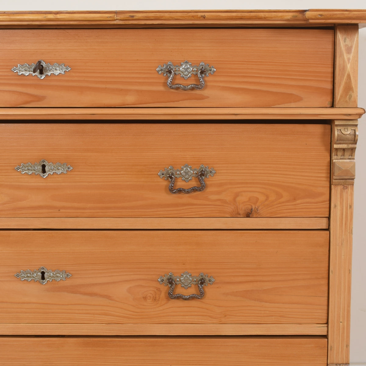 Large Pine Chest Of Drawers