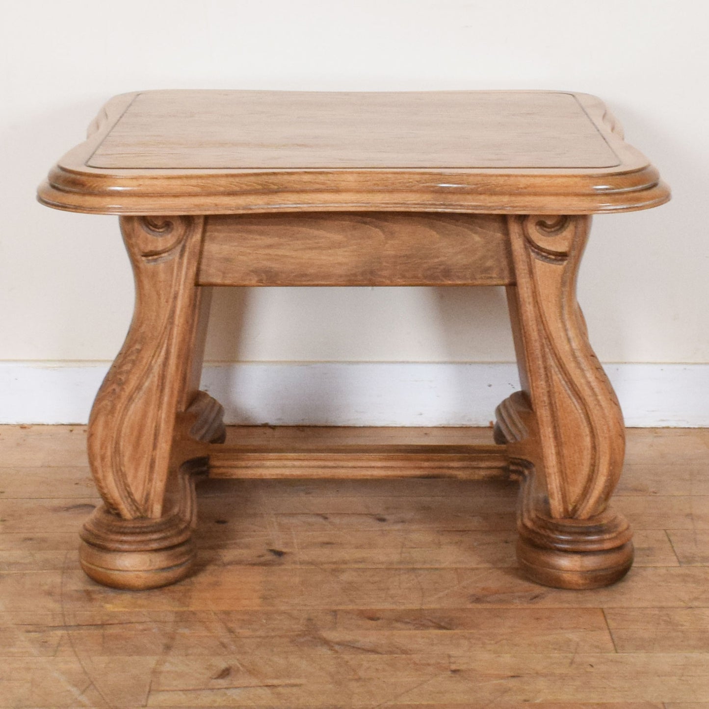 Carved Oak Coffee Table