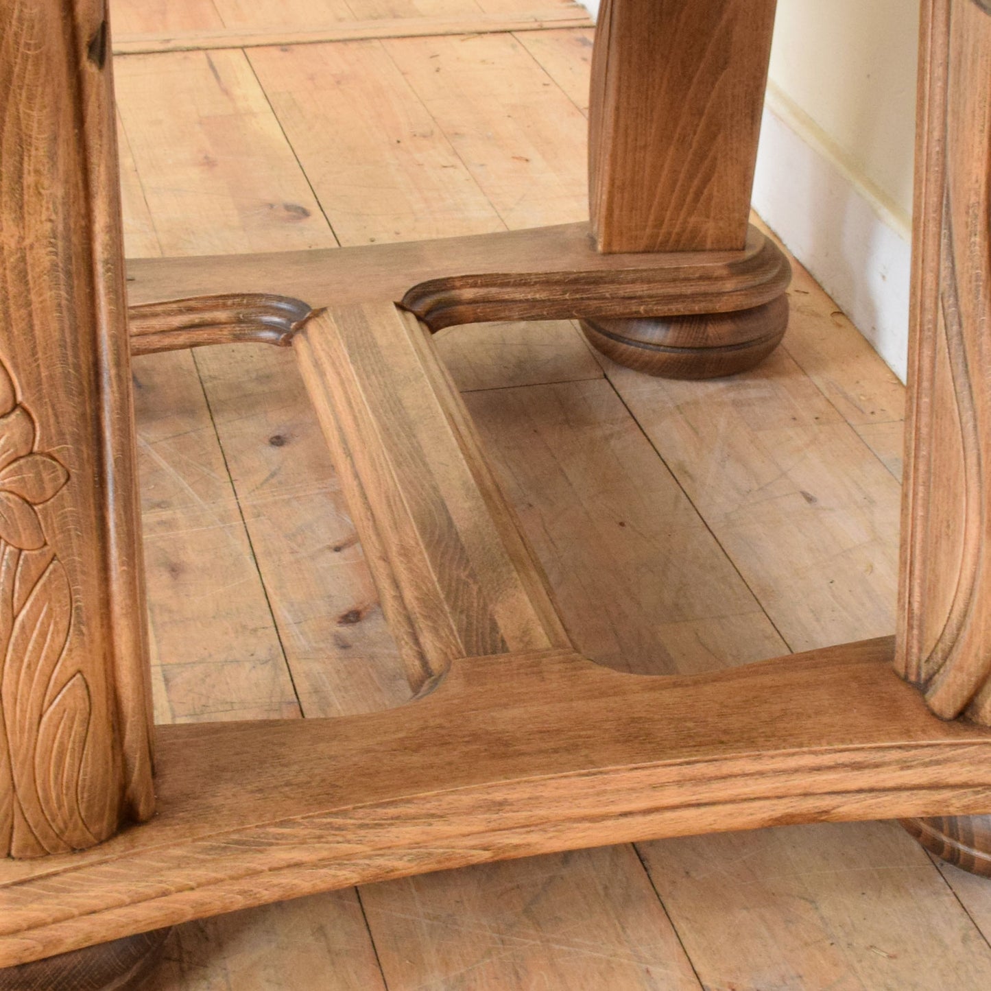 Carved Oak Coffee Table