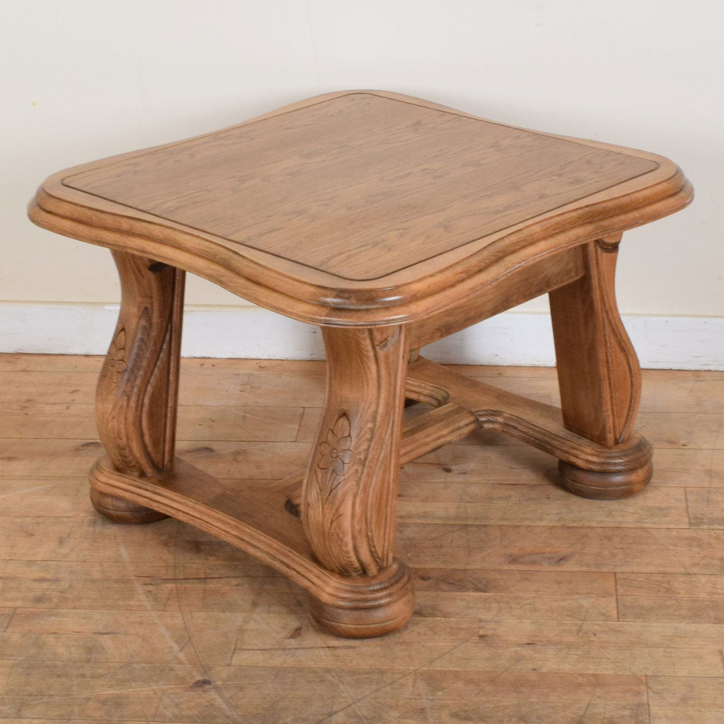 Carved Oak Coffee Table