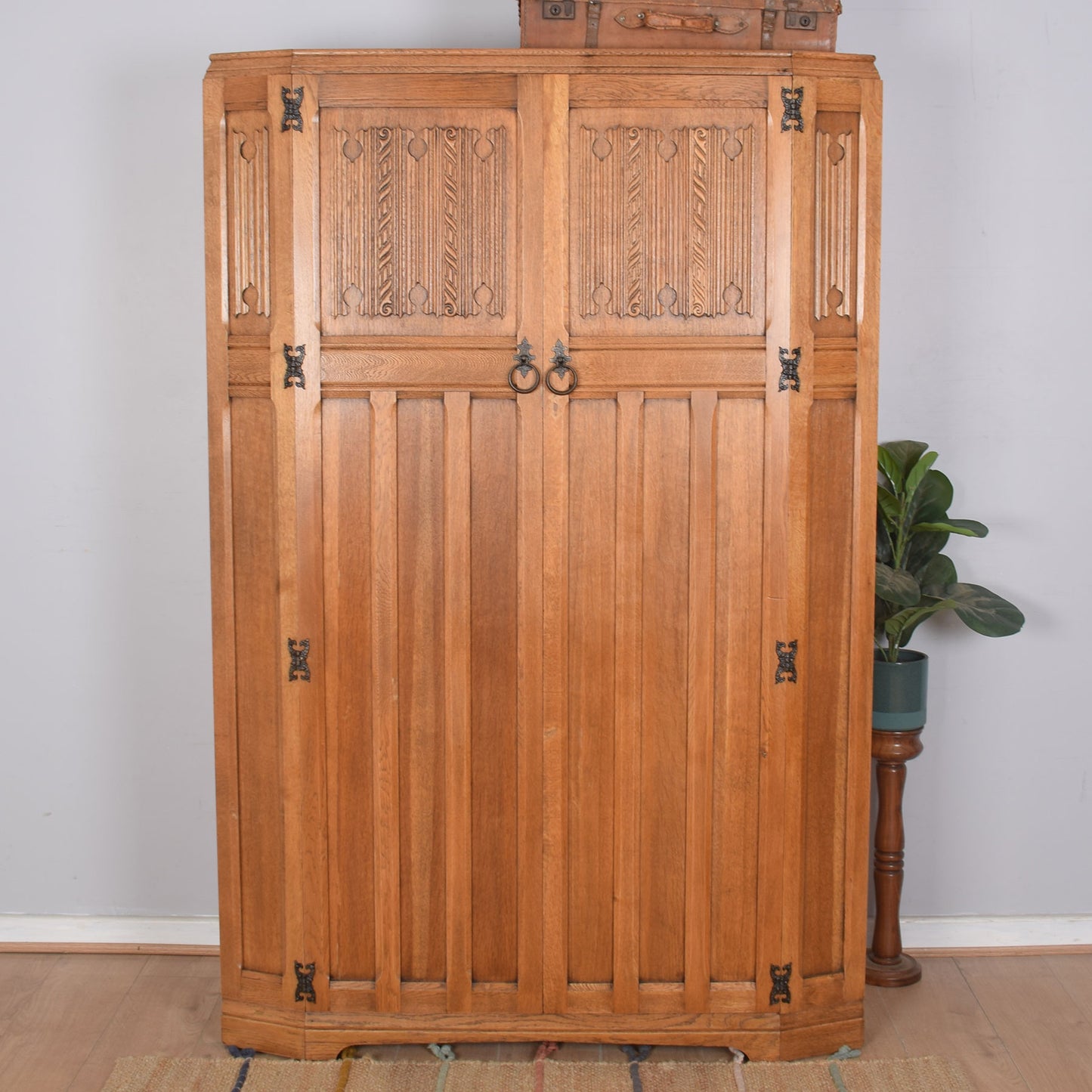 Oak Double Wardrobe