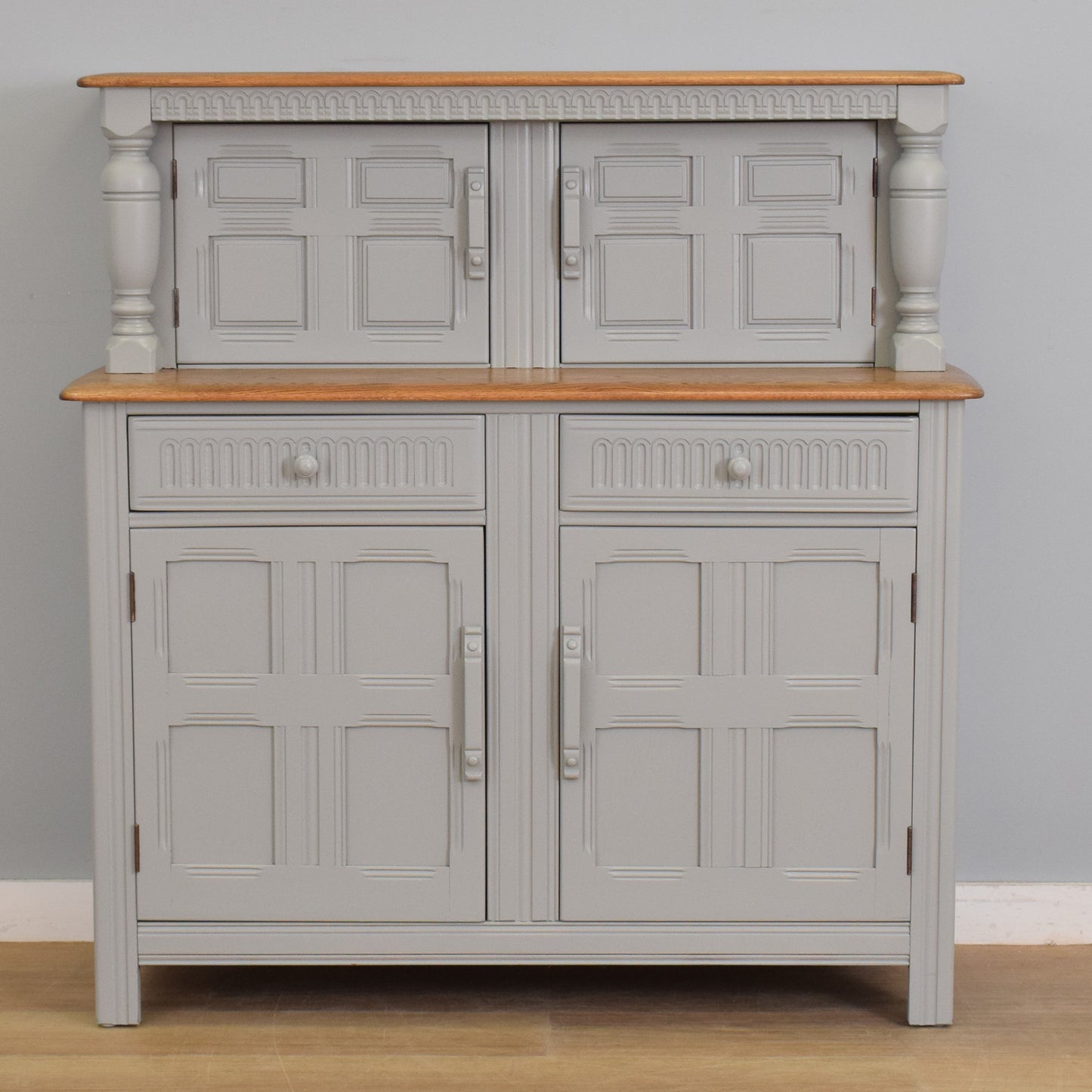 Painted 'Priory' Court Cabinet