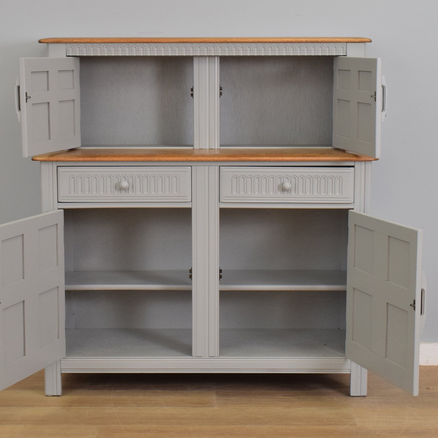Painted 'Priory' Court Cabinet