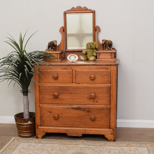 Vintage Pine Dressing Table