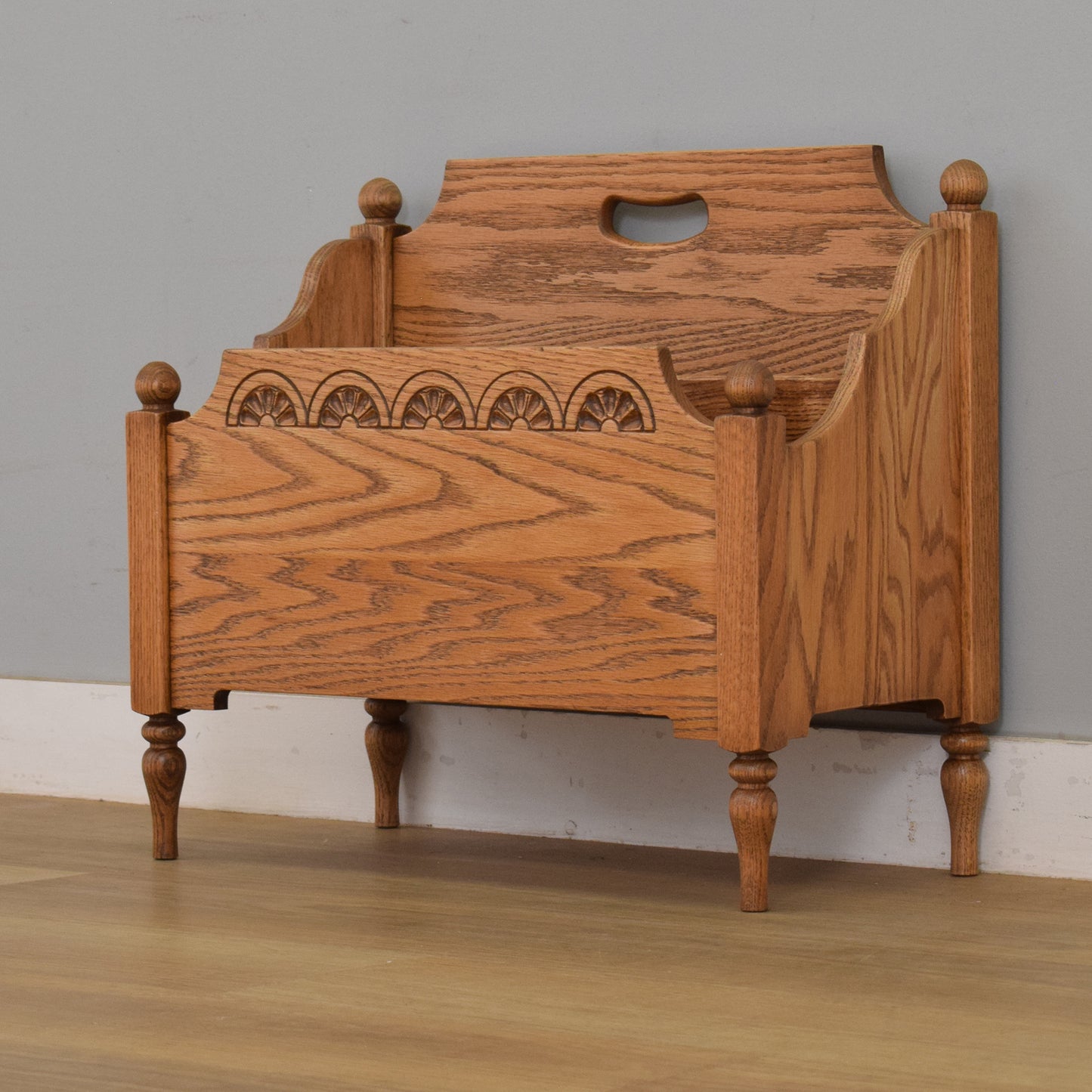 Oak Magazine Rack