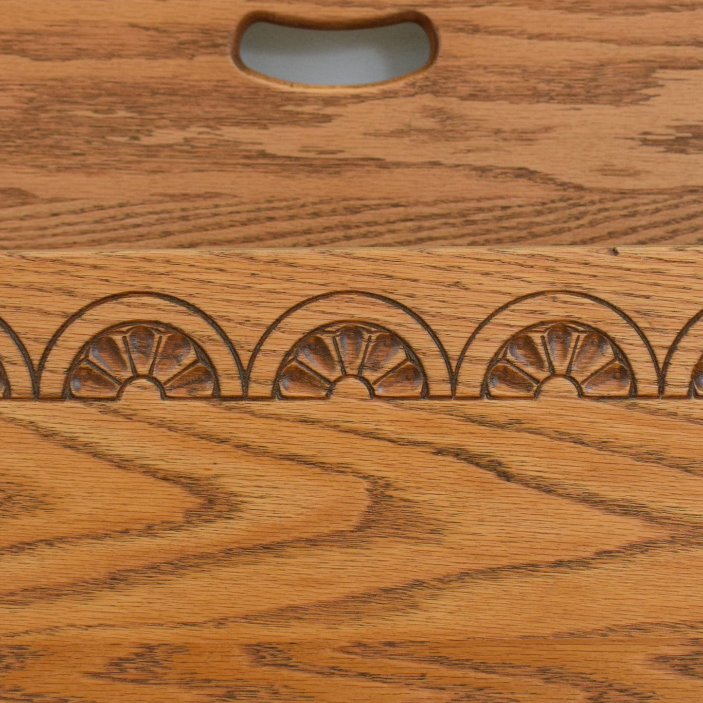 Oak Magazine Rack