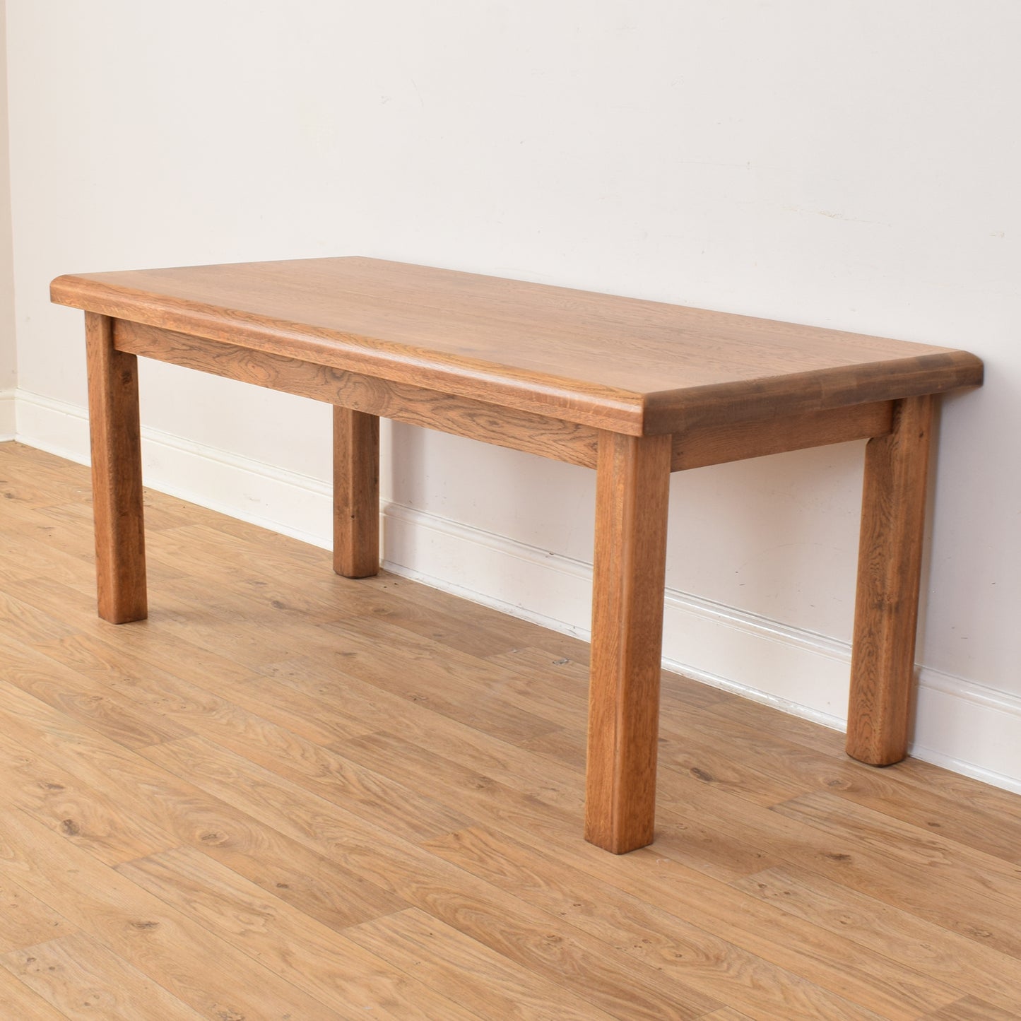 Dutch Oak Table And Six Chairs