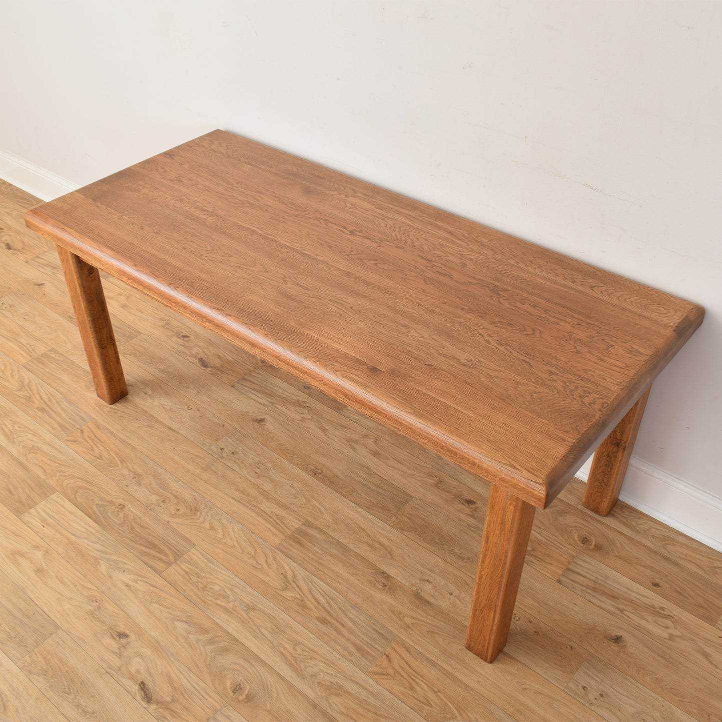 Dutch Oak Table And Six Chairs