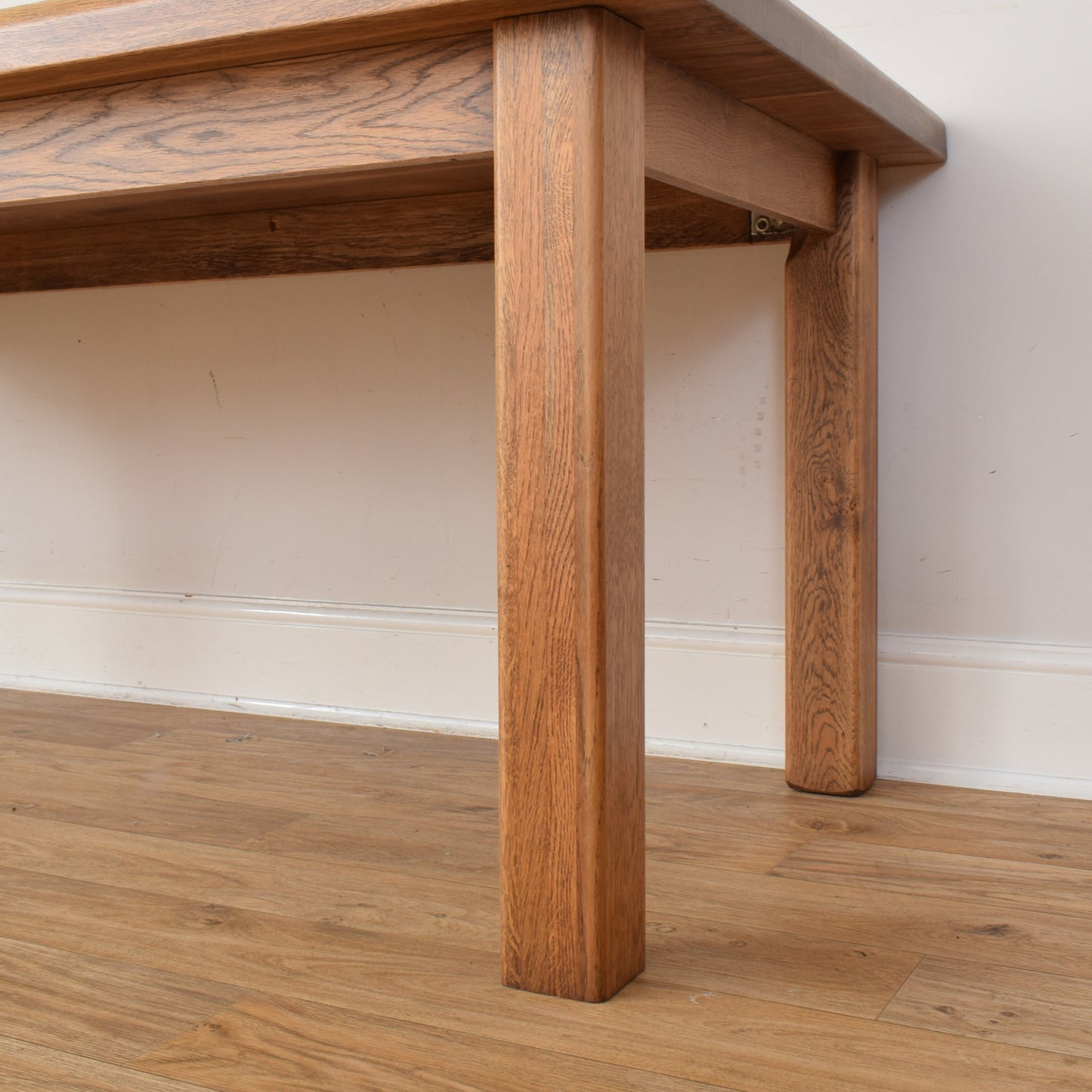 Dutch Oak Table And Six Chairs