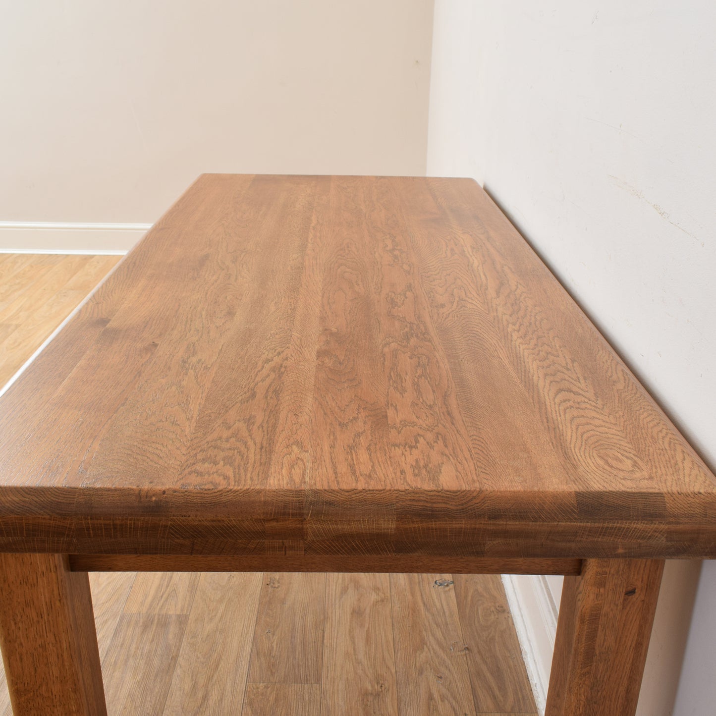 Dutch Oak Table And Six Chairs