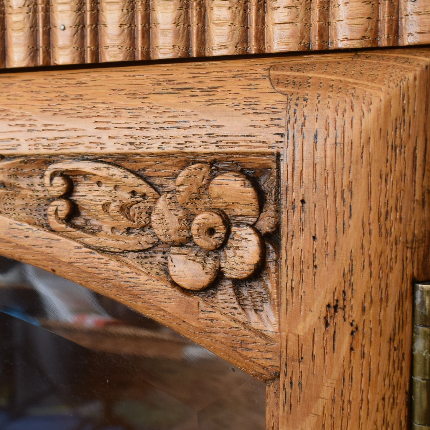 Glazed Oak Cabinet