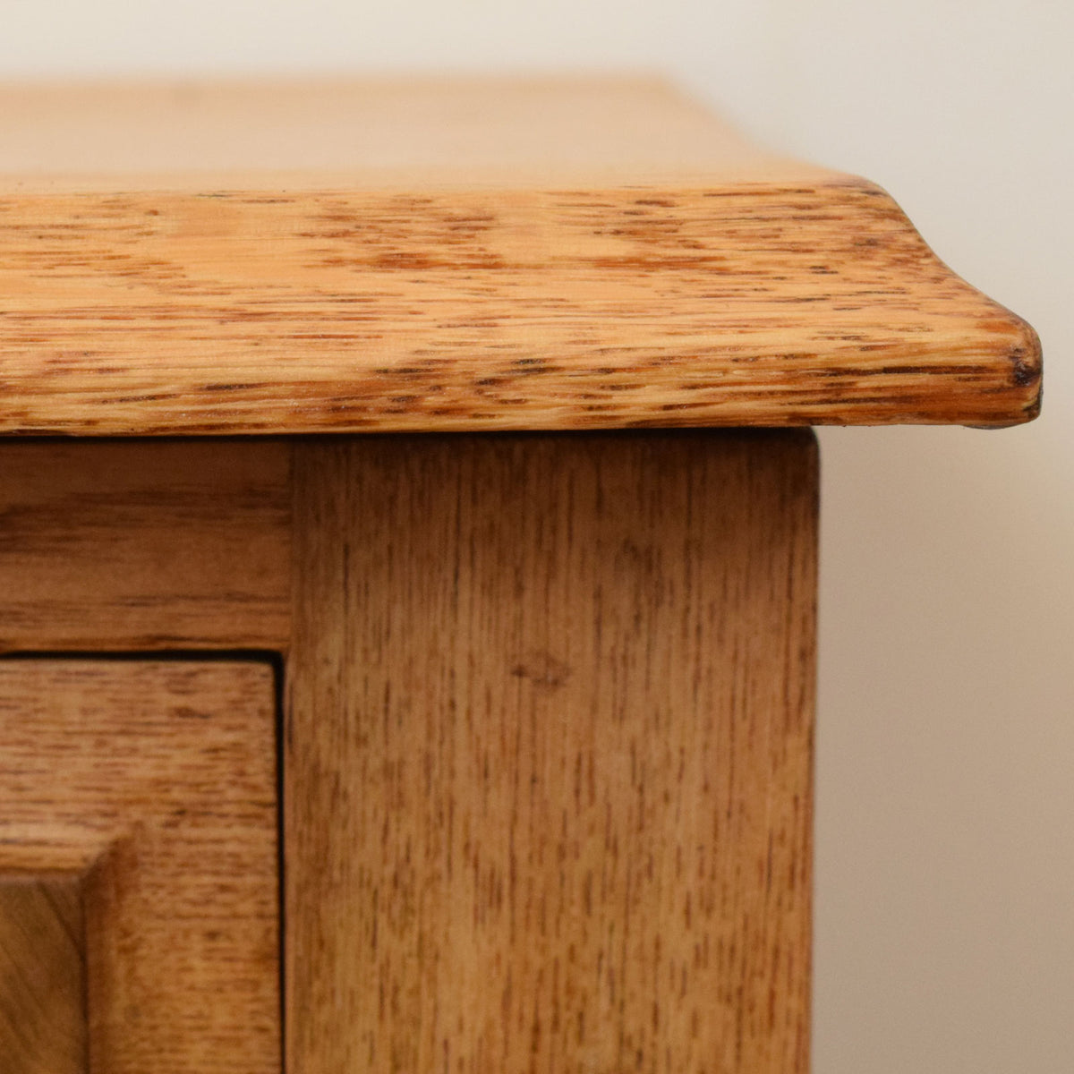 Restored Oak Console Table