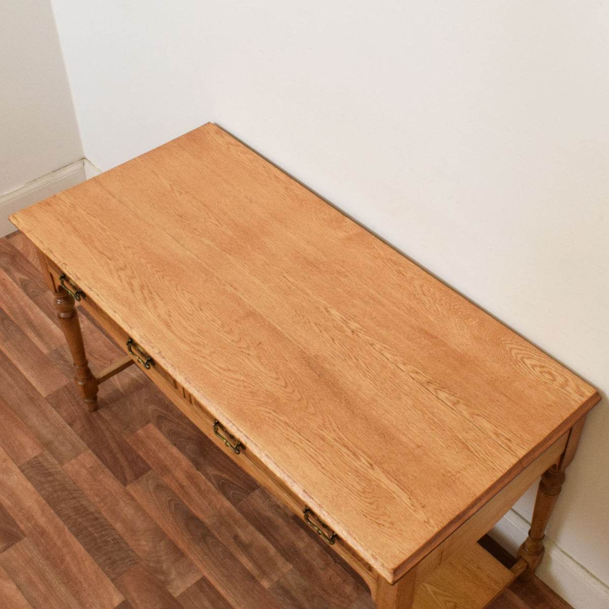 Restored Oak Console Table