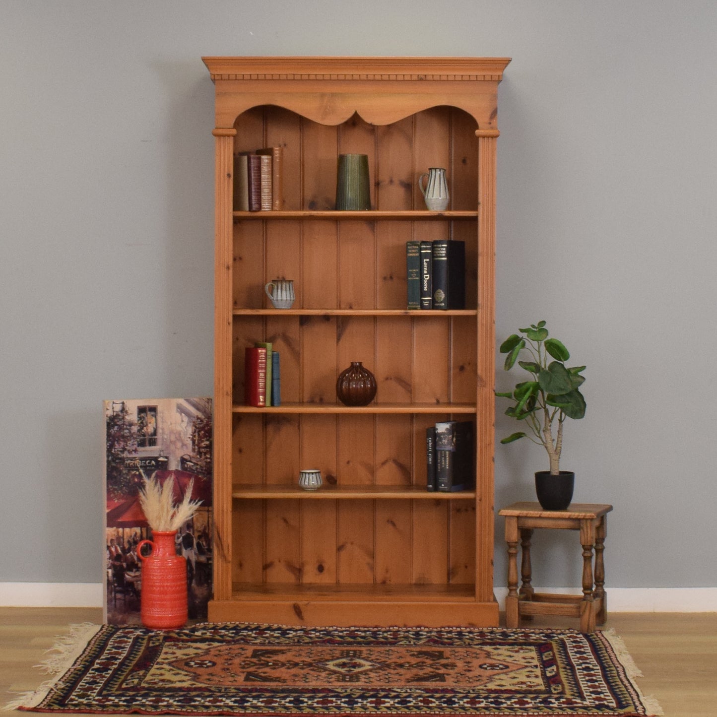 Large Pine Bookcase