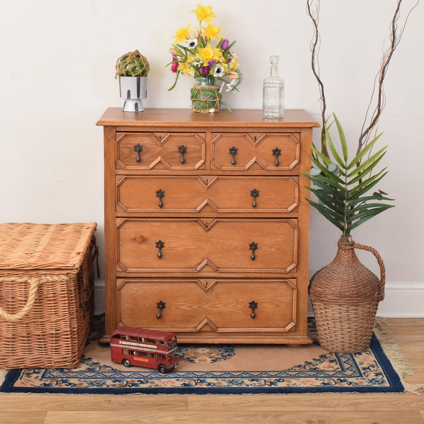 Oak Chest Of Drawers