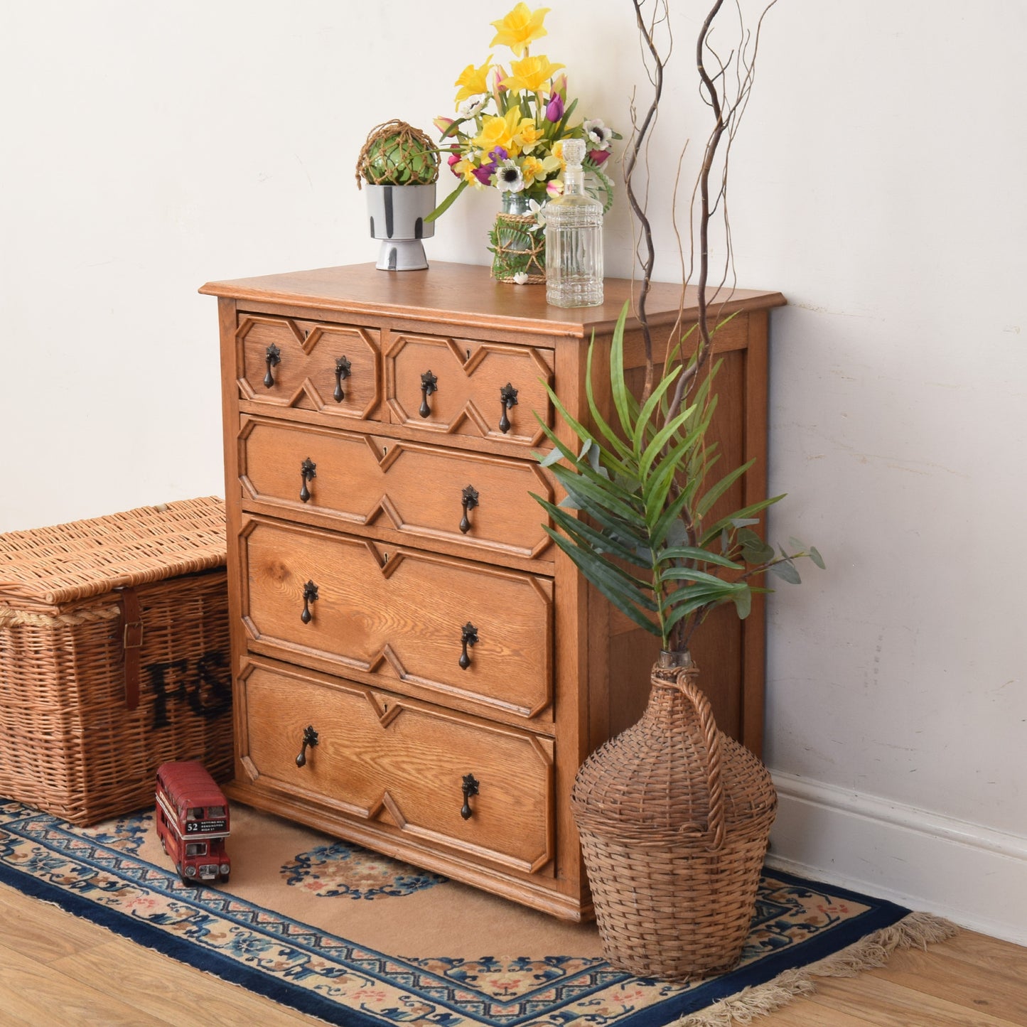 Oak Chest Of Drawers