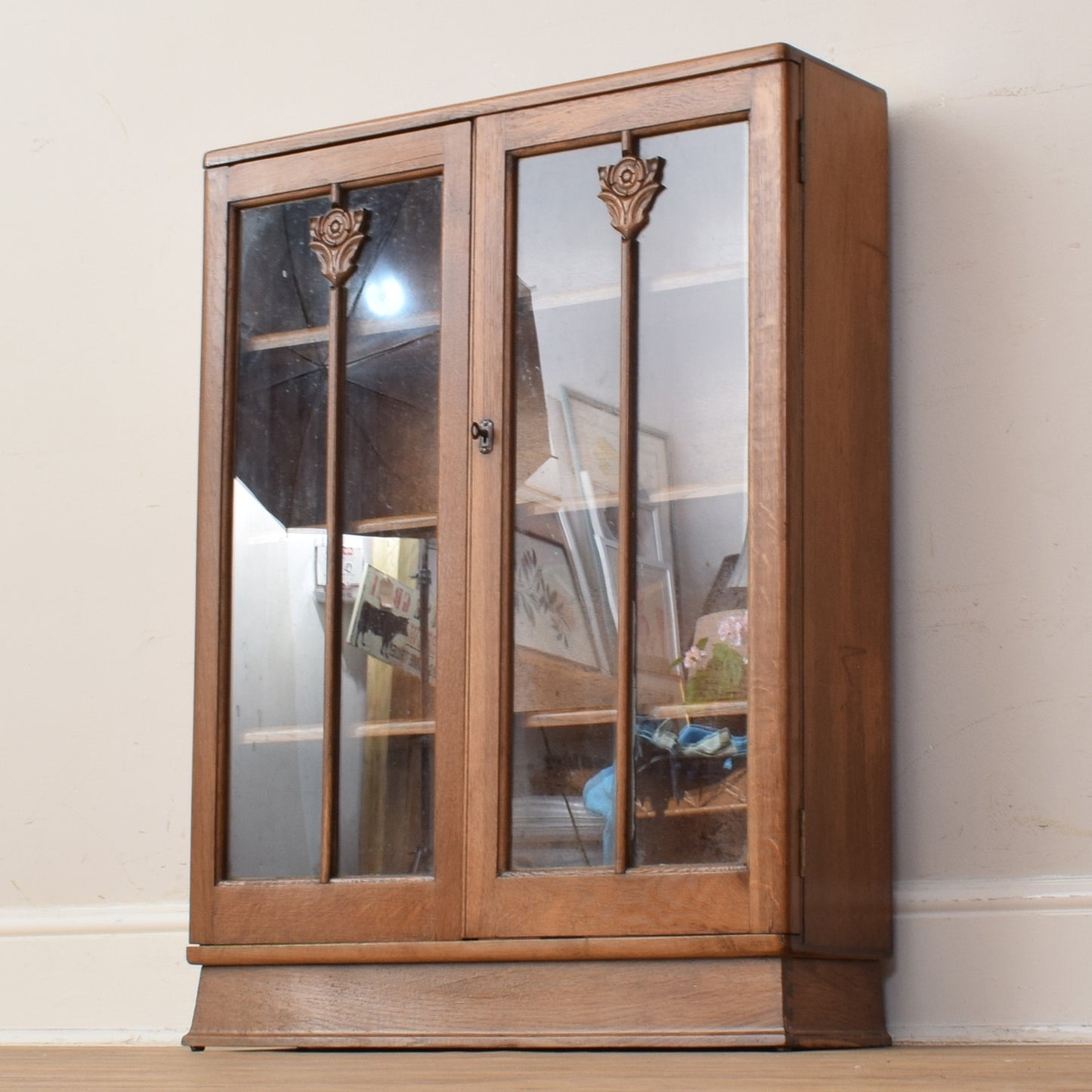 Oak Display Cabinet