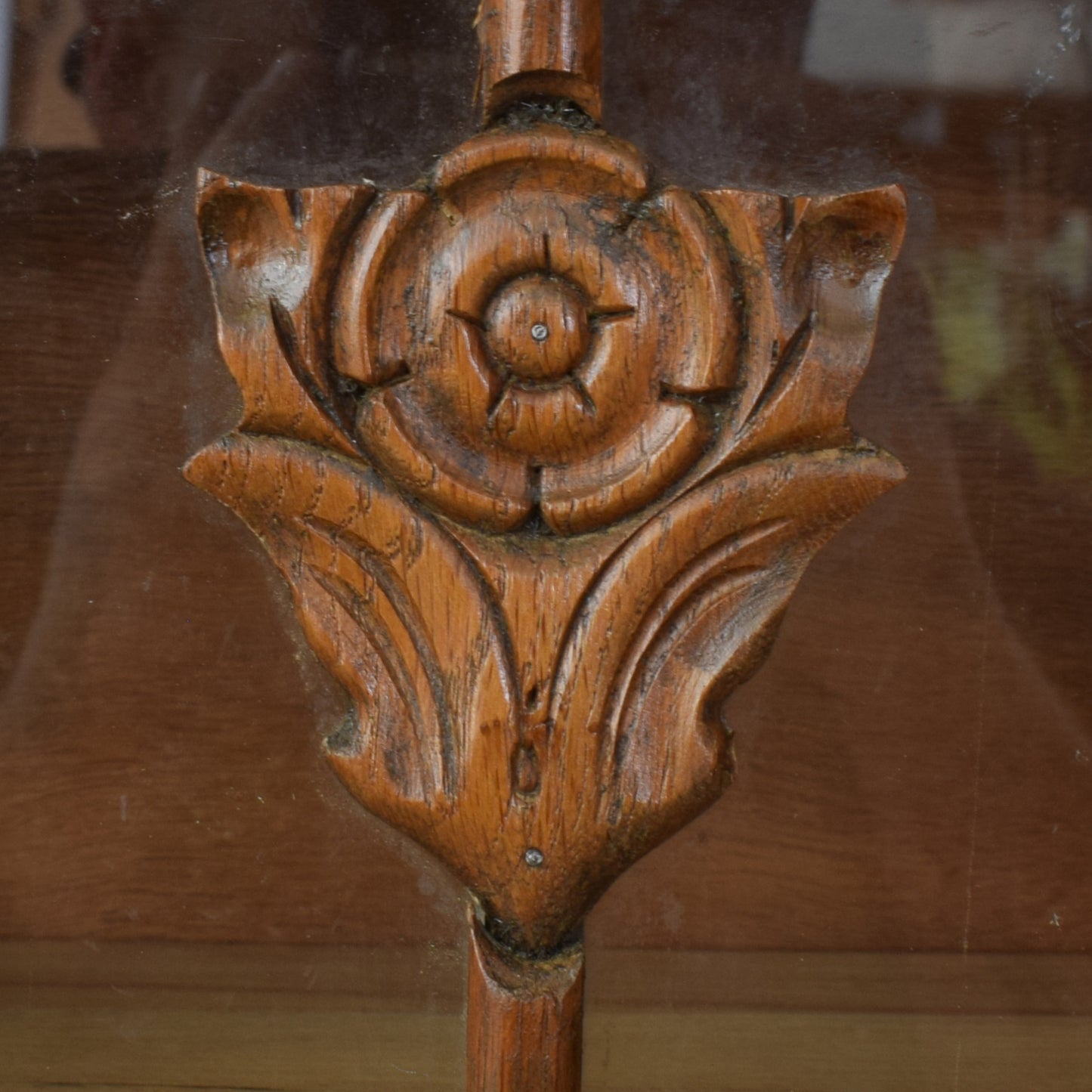 Oak Display Cabinet