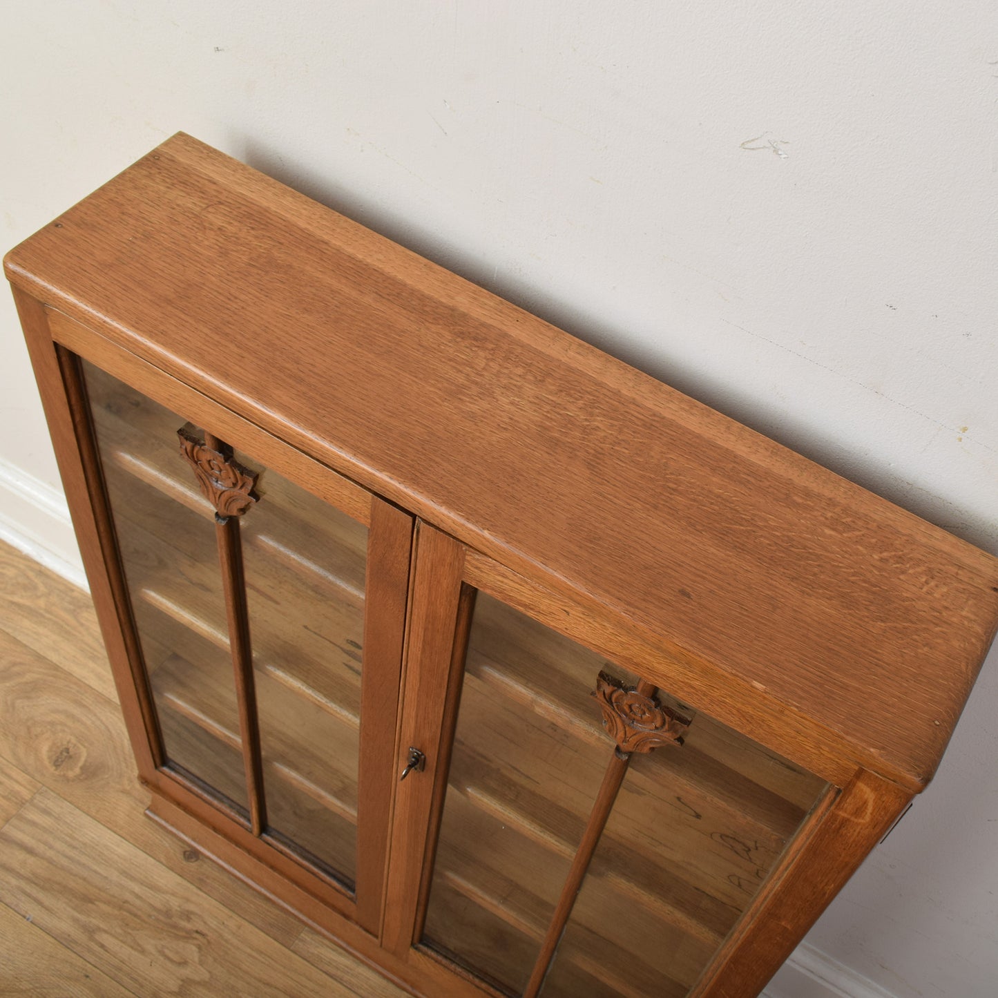 Oak Display Cabinet