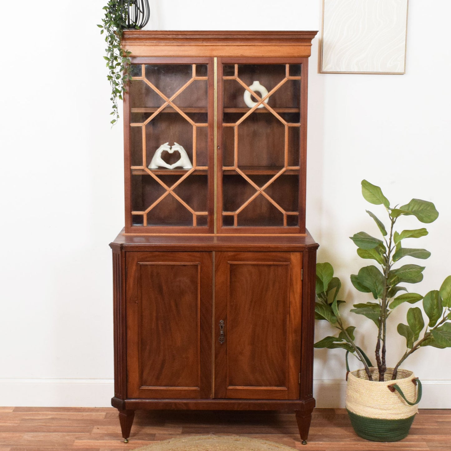 Glazed Mahogany Dresser