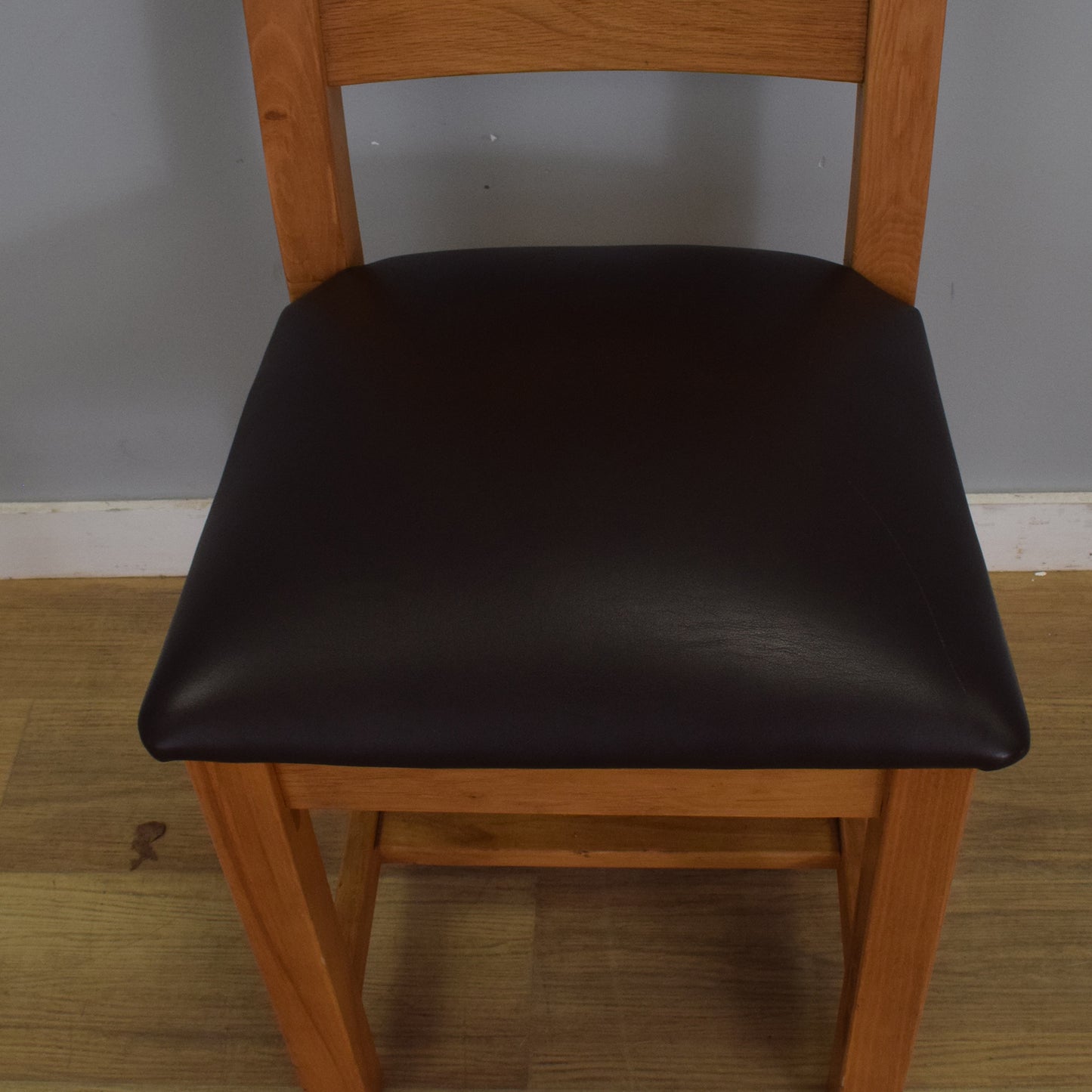 Solid Oak Table and Eight Chairs