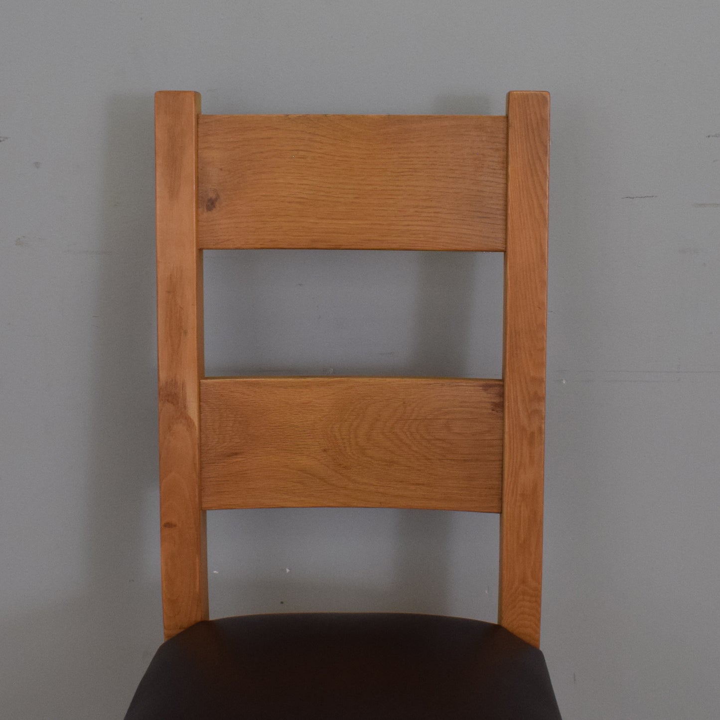 Solid Oak Table and Eight Chairs