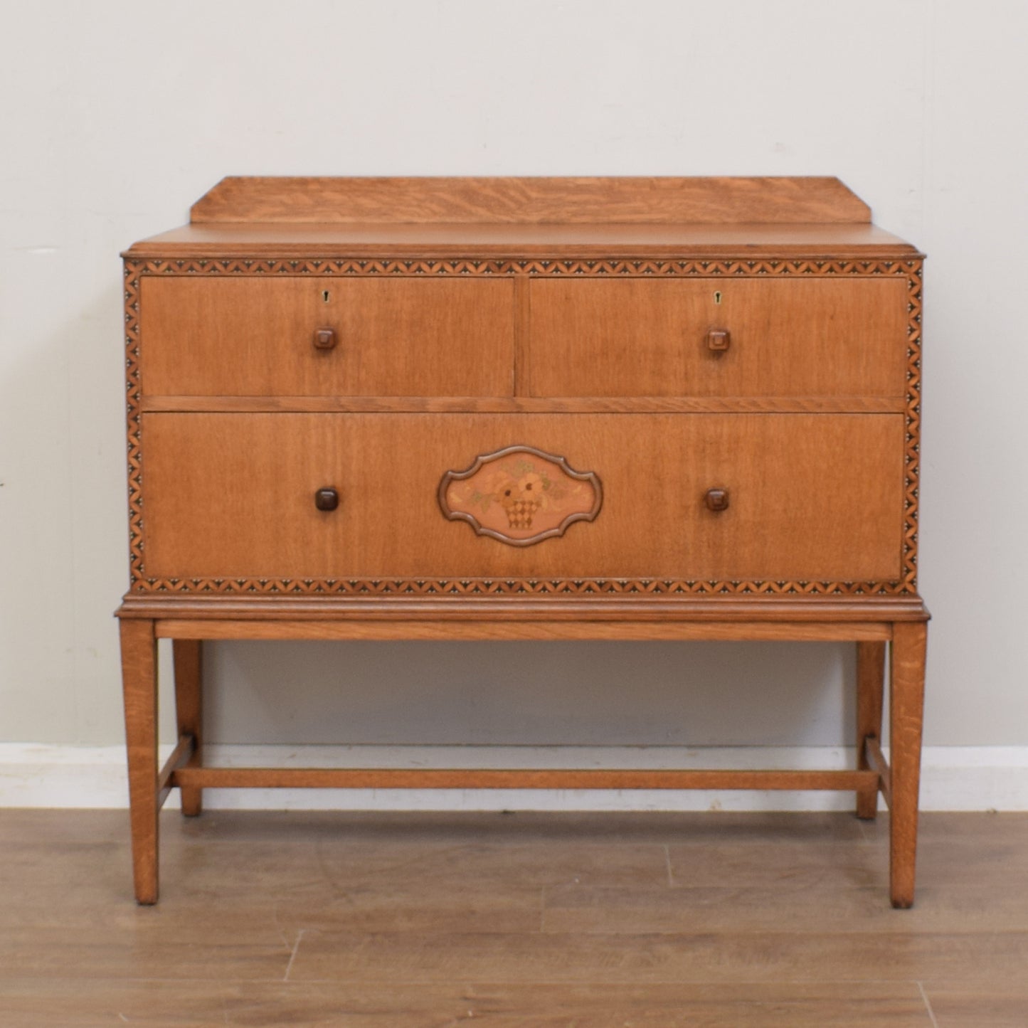 Vintage Oak Chest Of Drawers