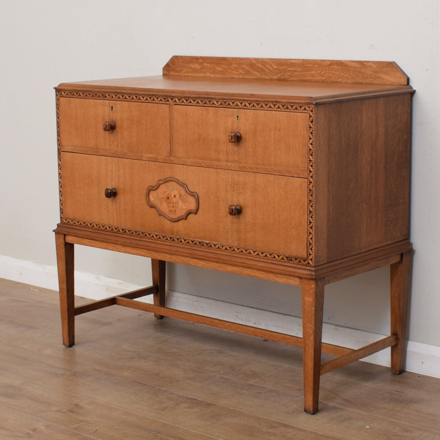 Vintage Oak Chest Of Drawers