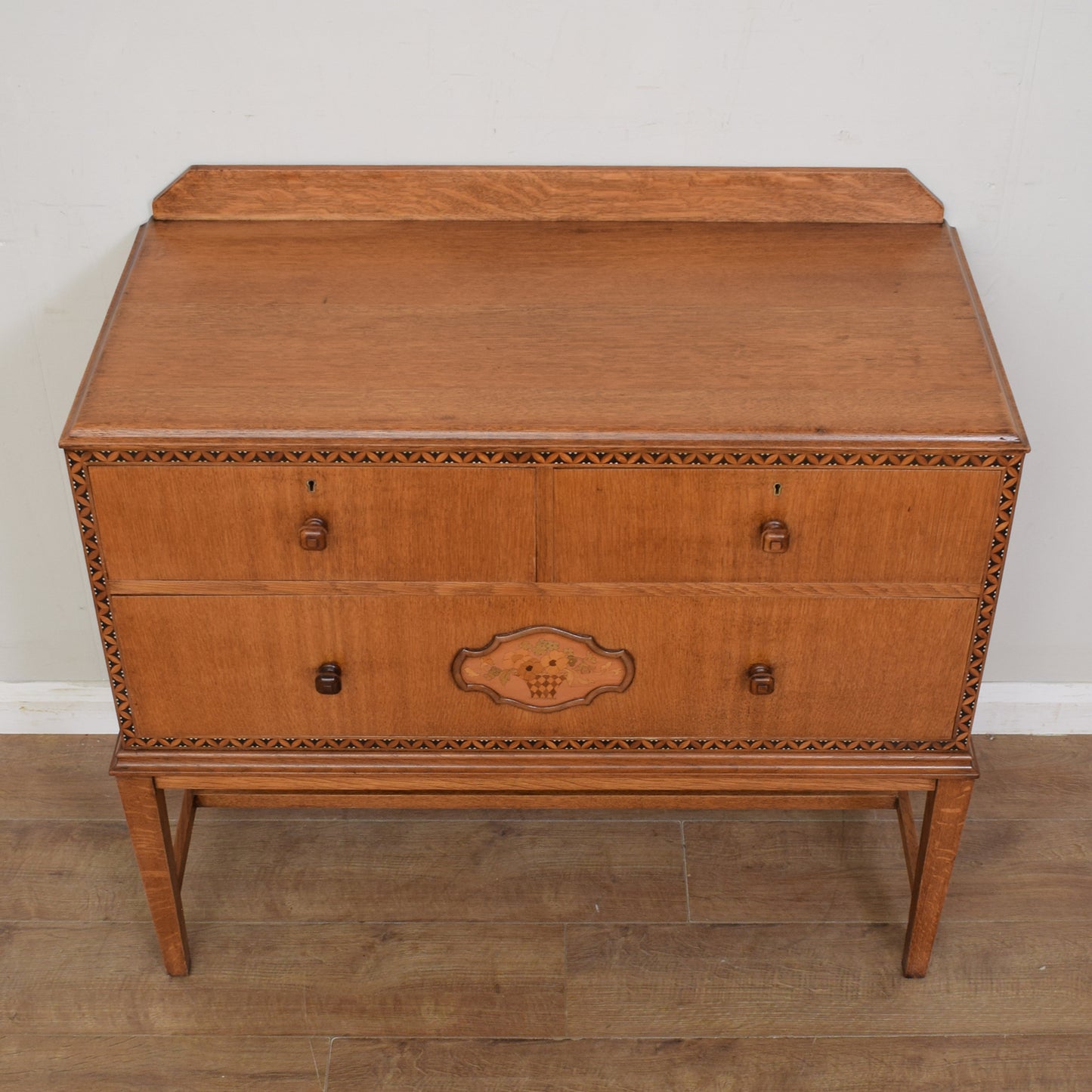 Vintage Oak Chest Of Drawers