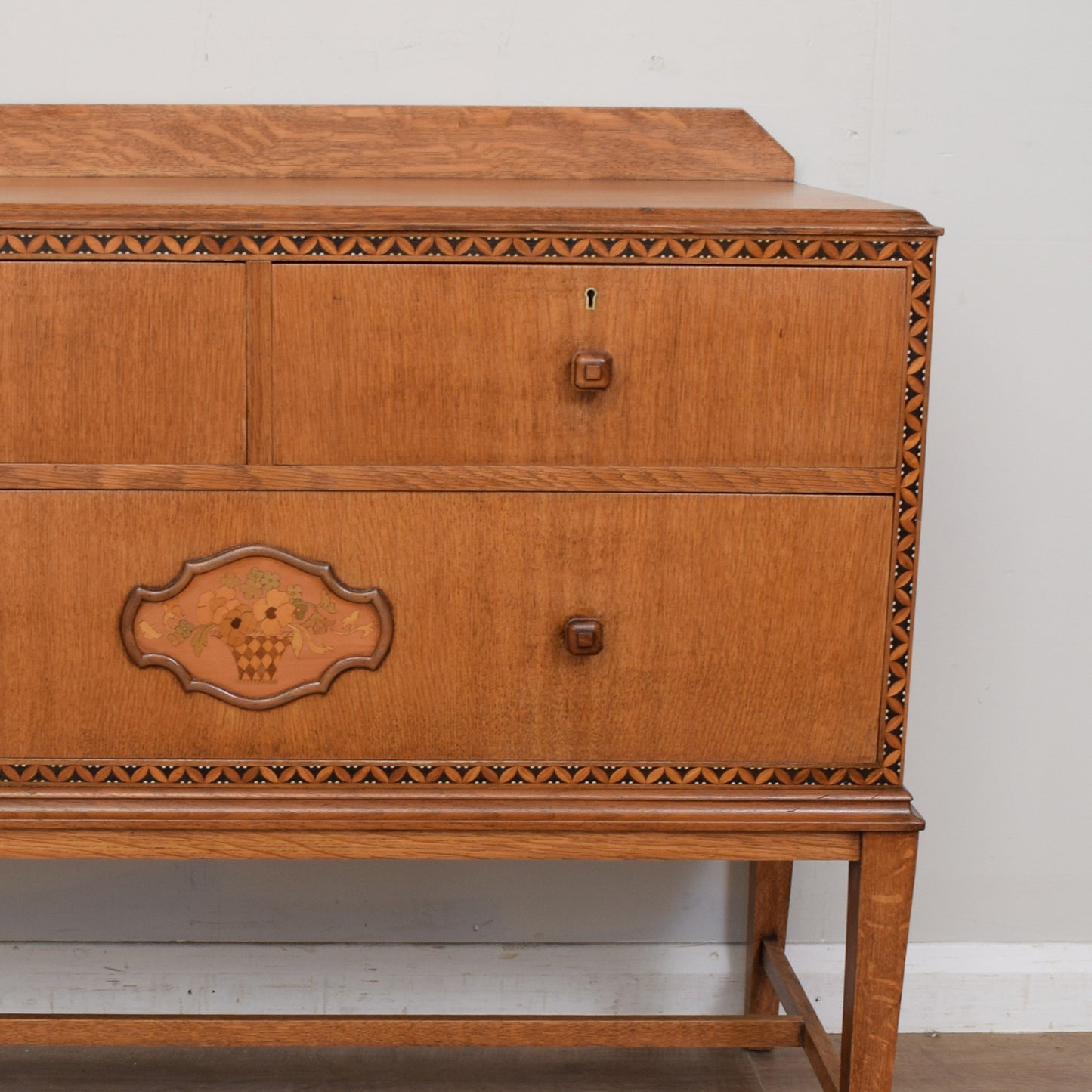 Vintage Oak Chest Of Drawers