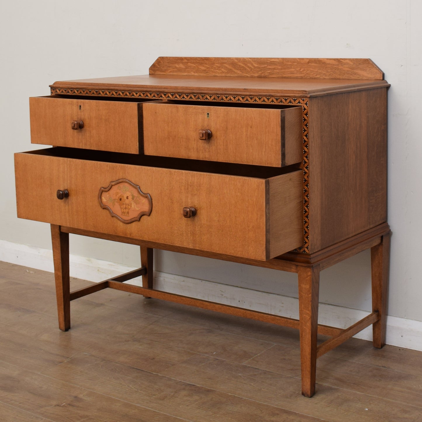 Vintage Oak Chest Of Drawers