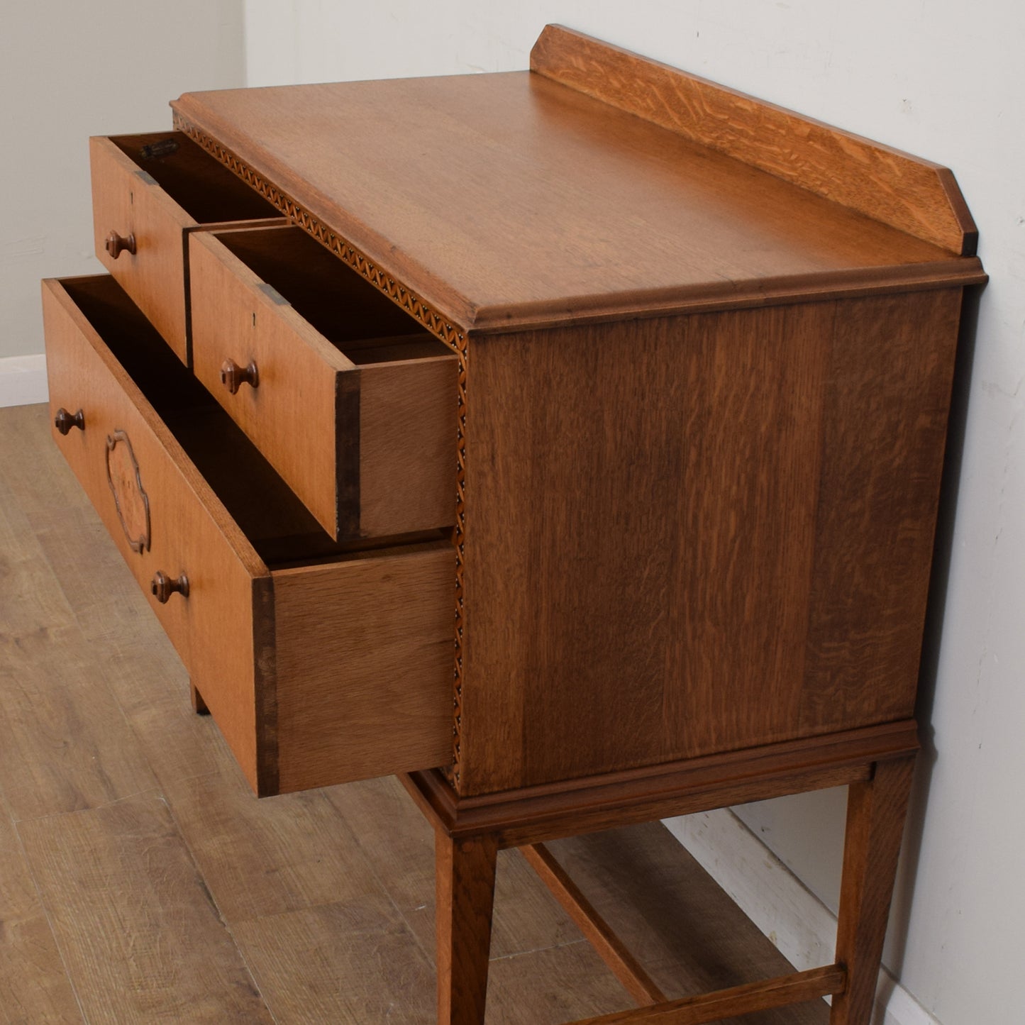 Vintage Oak Chest Of Drawers