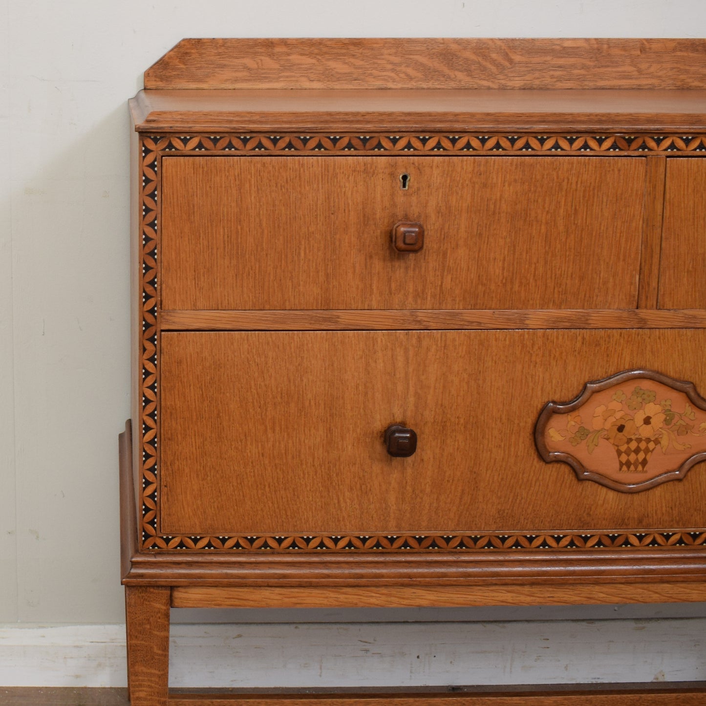 Vintage Oak Chest Of Drawers