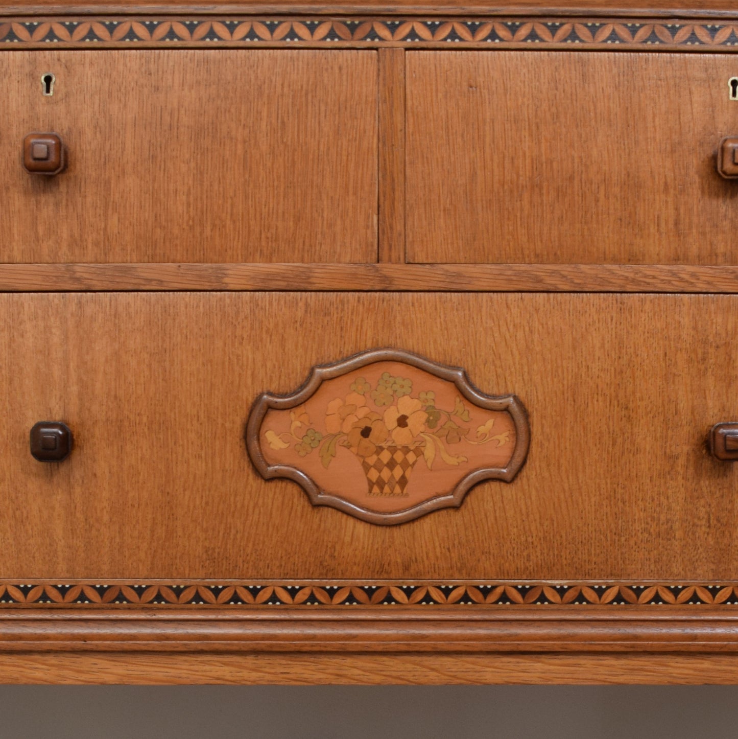 Vintage Oak Chest Of Drawers