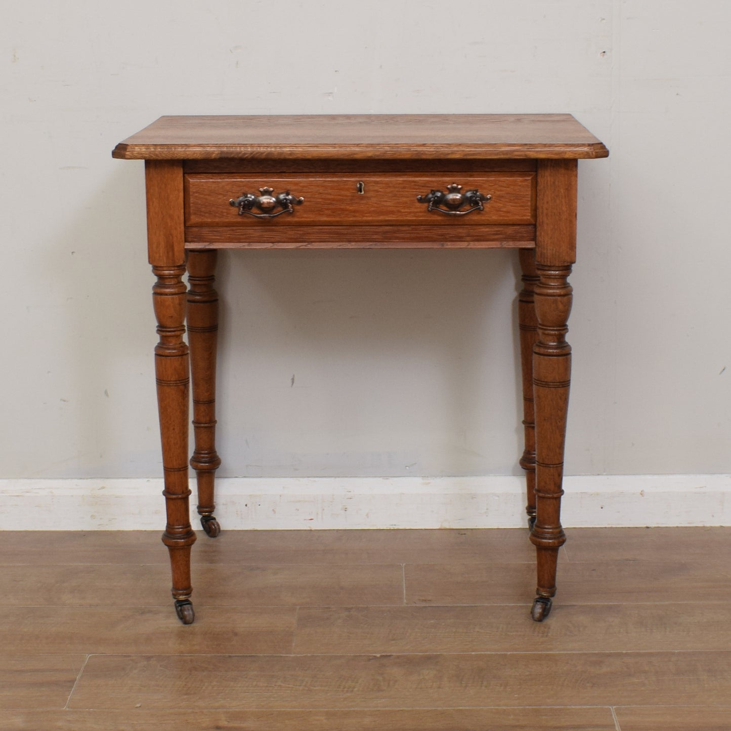 Restored Oak Hall Table