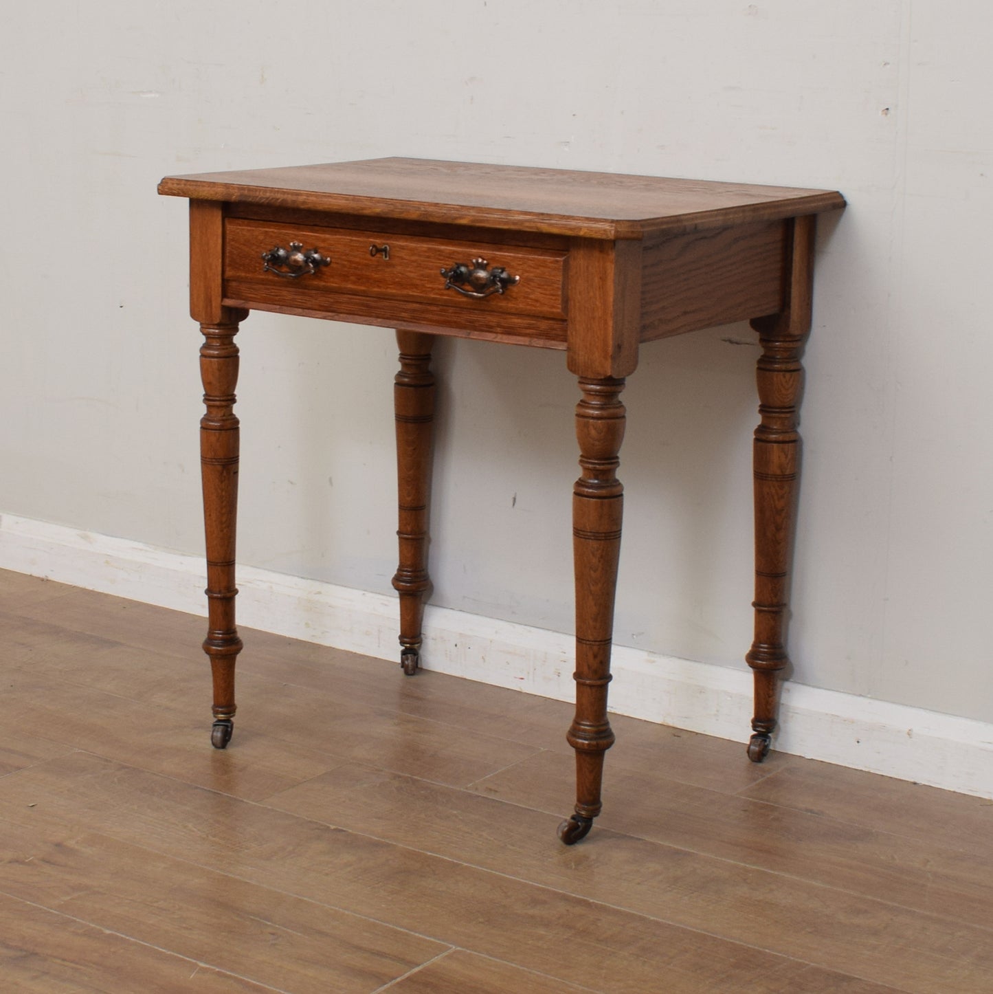 Restored Oak Hall Table