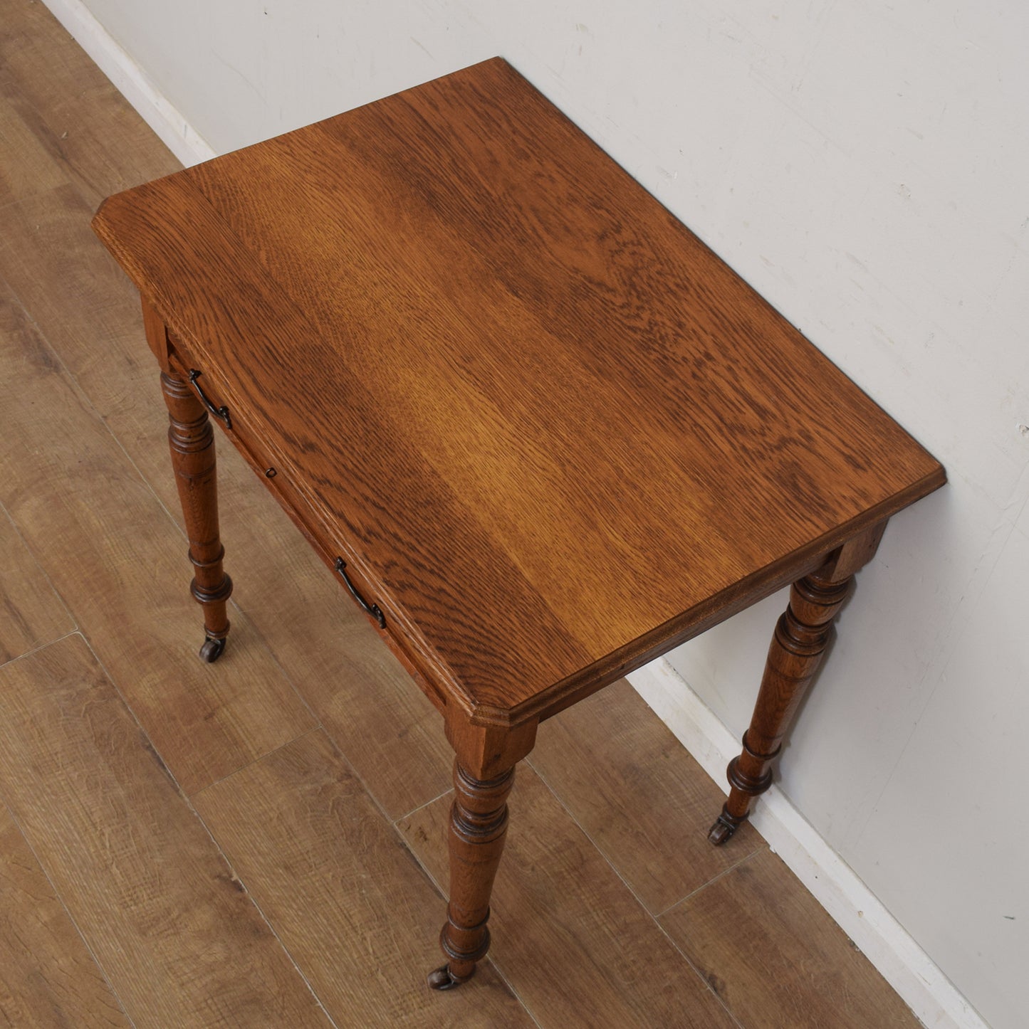 Restored Oak Hall Table