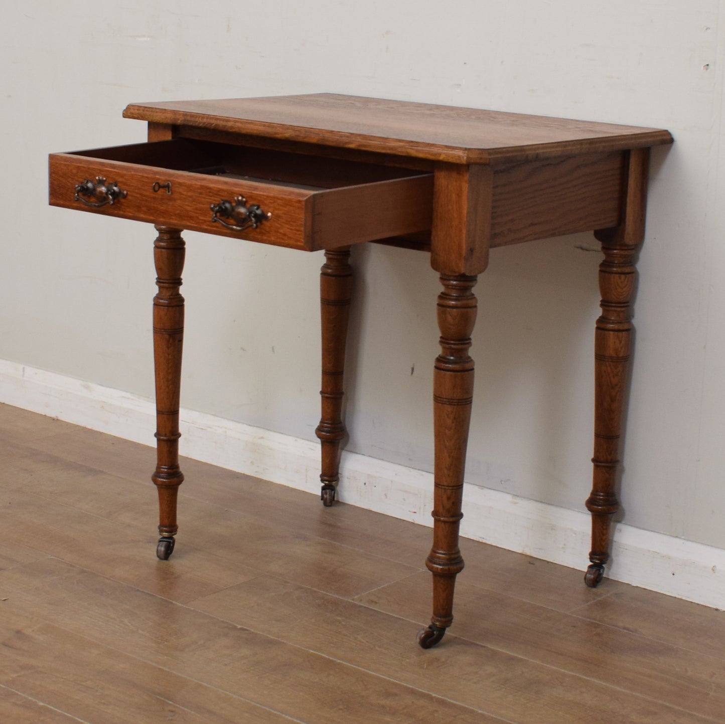 Restored Oak Hall Table