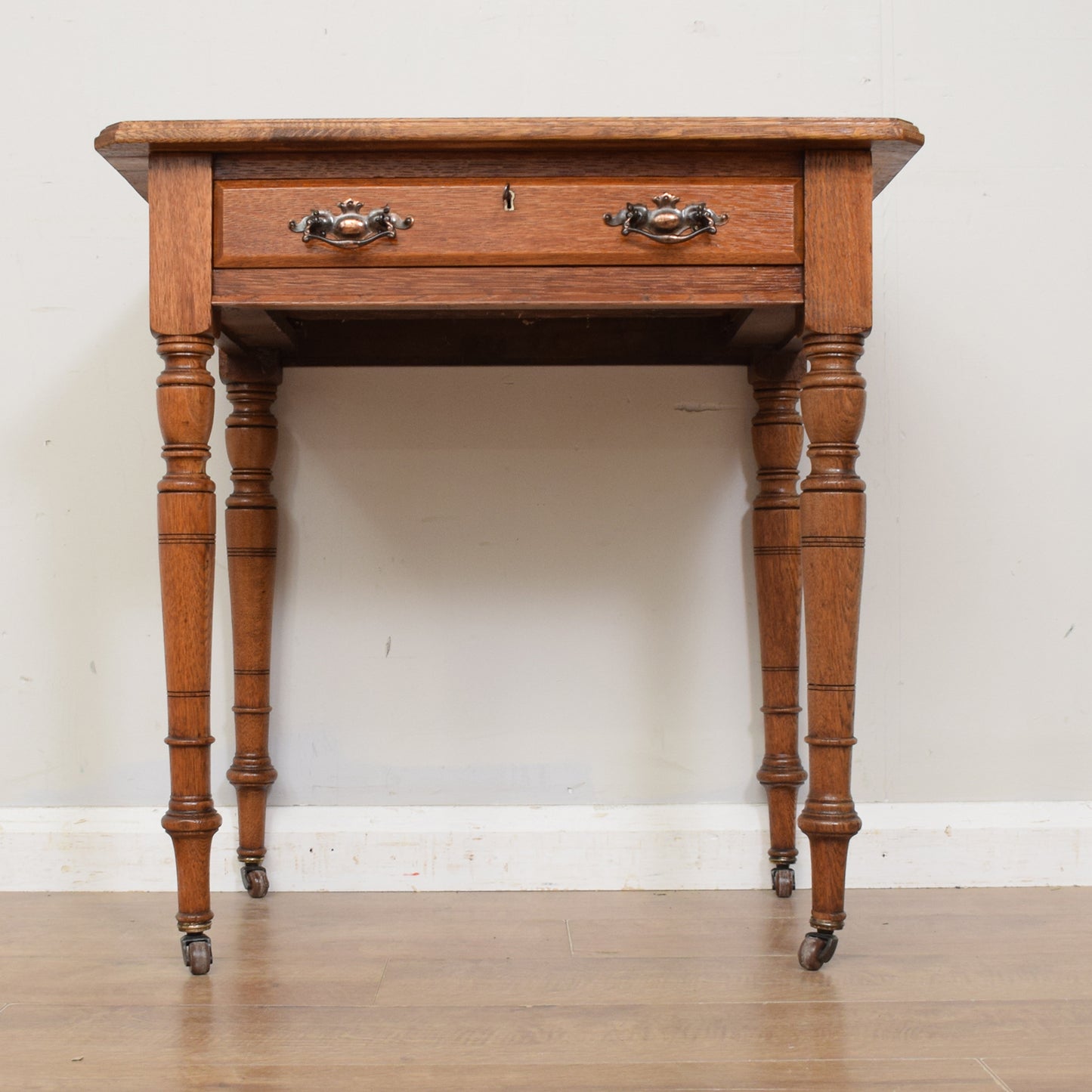 Restored Oak Hall Table