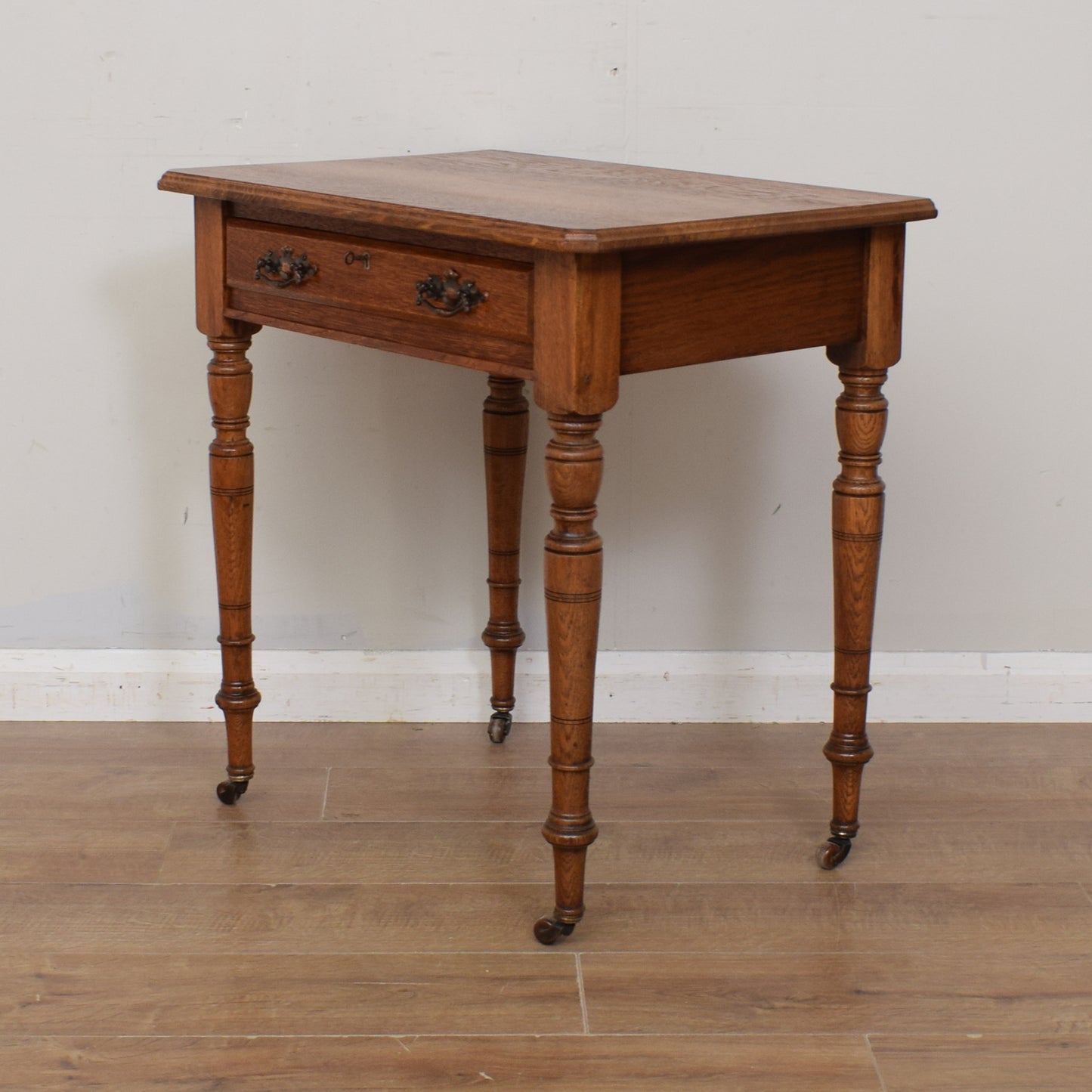 Restored Oak Hall Table