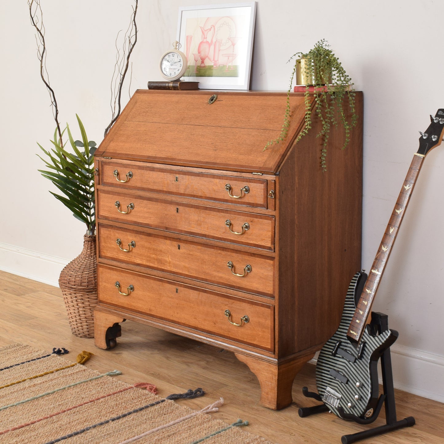 Georgian Oak Bureau