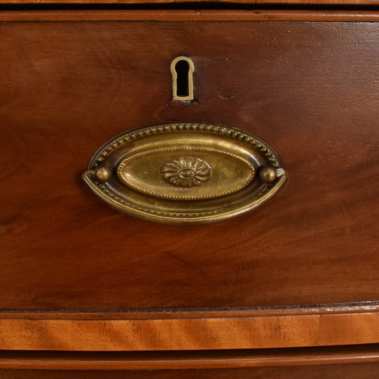 Bow Front 2 over 3 Chest of Drawers