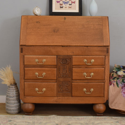 Oak Art-Deco Style Bureau
