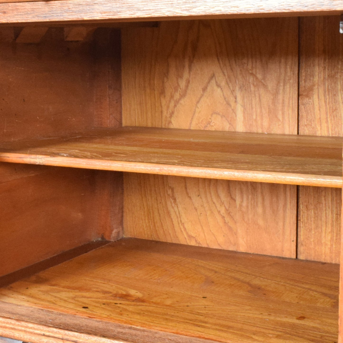 Mirrored Oak Sideboard