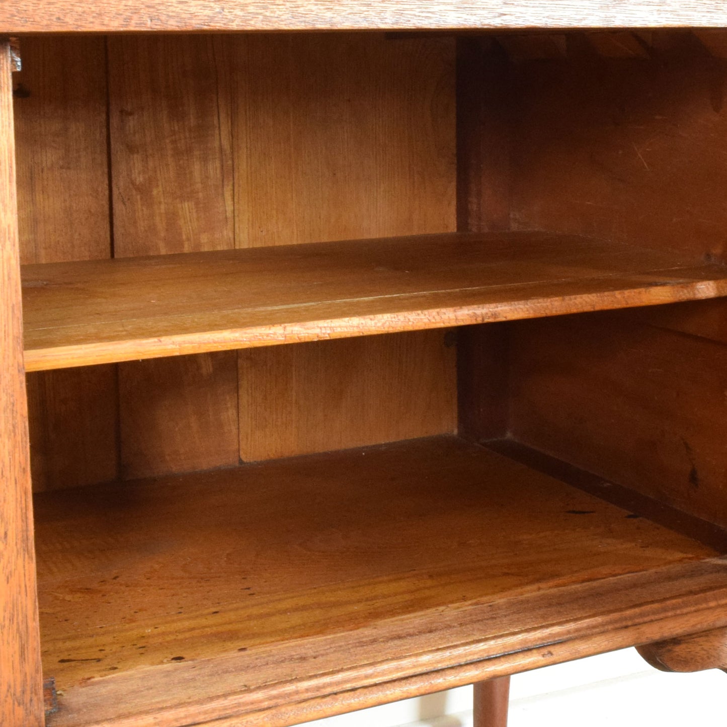 Mirrored Oak Sideboard