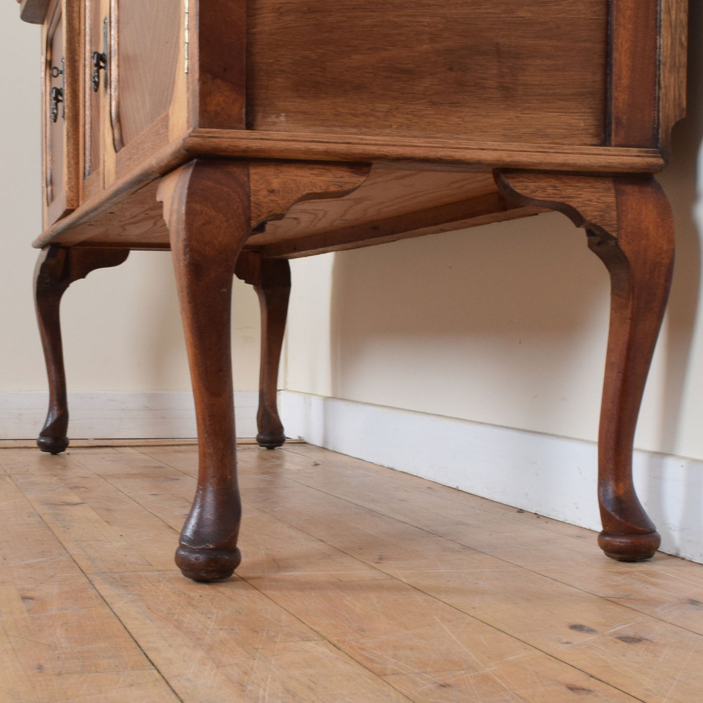 Mirrored Oak Sideboard