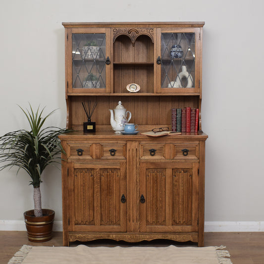 Oak Glazed Dresser/ Sideboard