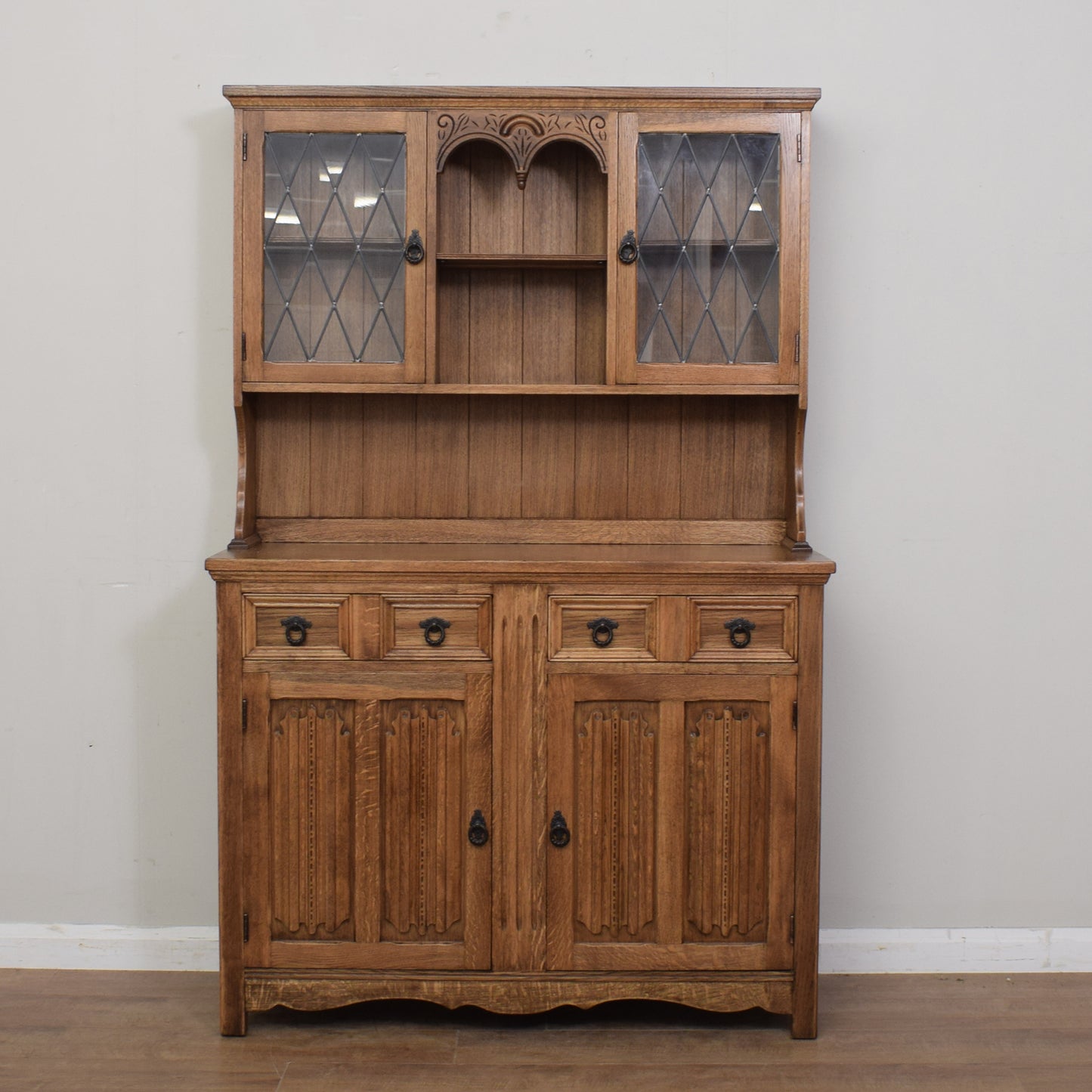 Oak Glazed Dresser/ Sideboard